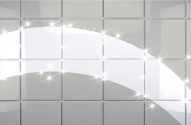 Inset image representing TILE AND GROUT CLEANING